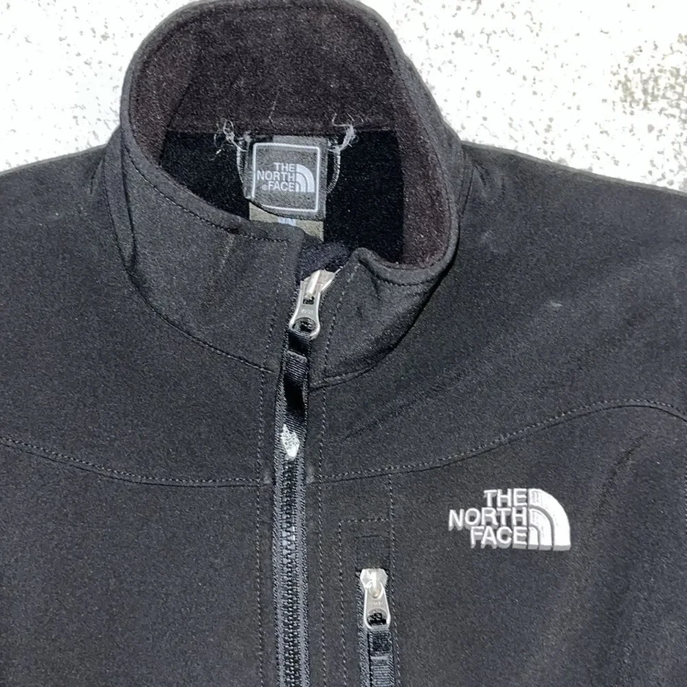 The North Face Boys TNF Bionic Apex Soft Shell Jacket M Black Outdoors Winter